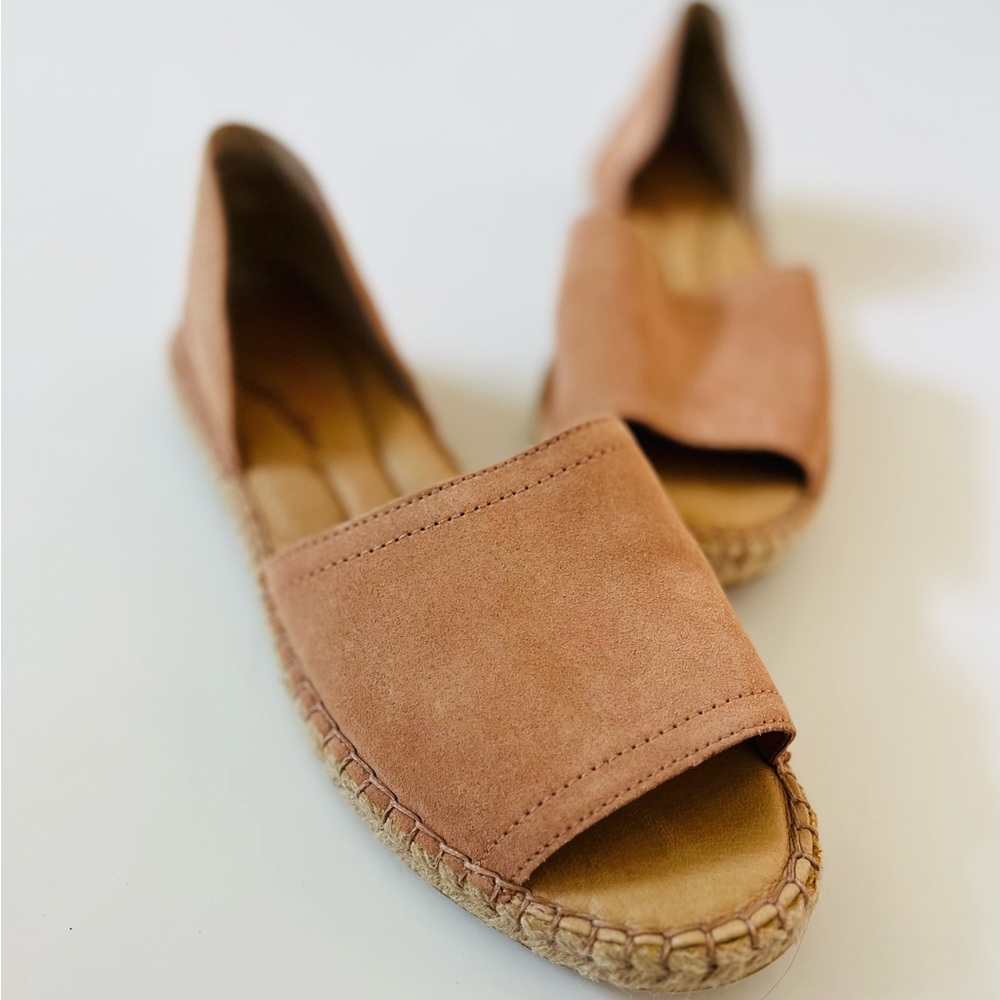 Women’s Suede Espadrille Slide - Tan